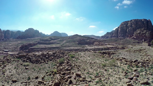 约尔丹彼得拉沙漠全景13秒视频
