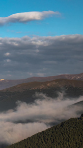 佛教圣地五台山云海与佛光延时视频大自然视频