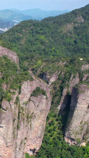 航拍5A景区雁荡山灵峰景观区朝阳嶂视频大自然42秒视频