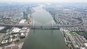4K广州洛溪大桥28秒视频