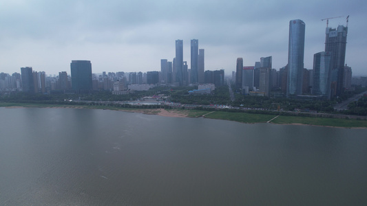 南昌城市建筑航拍5.4k视频