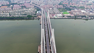 4K广州洛溪大桥37秒视频