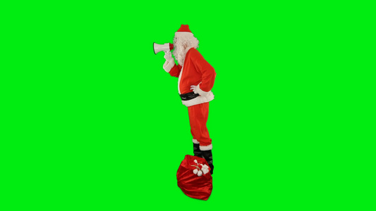 绿幕圣诞老人视频
