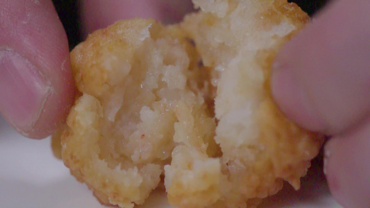 虾滑美食制作过程视频