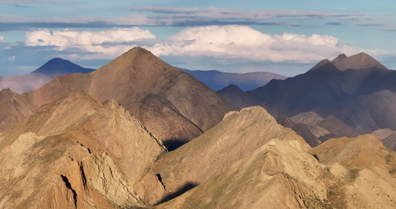 航拍西藏珠峰山脉壮丽风光视频
