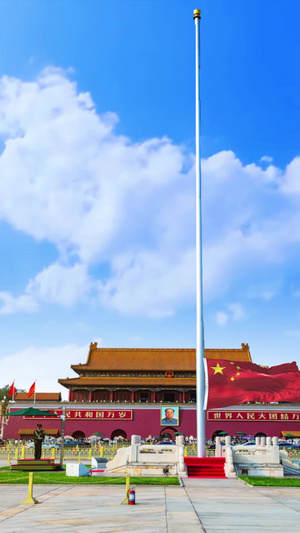 北京天安门升国旗视频60秒视频