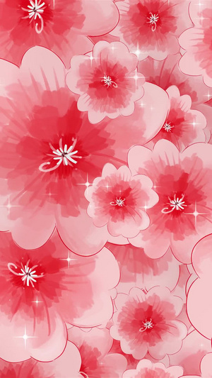 唯美的樱花背景素材30秒视频