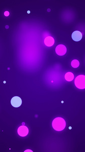 唯美紫色粒子光斑背景视频
