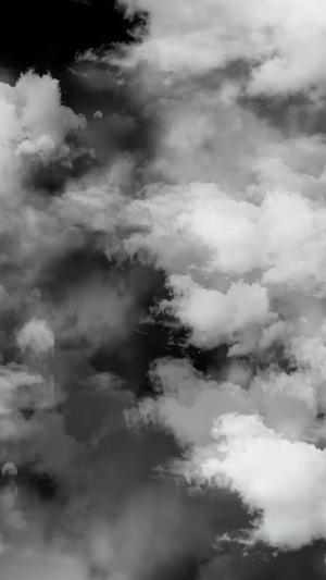  云穿梭动画元素带透明度通道7秒视频
