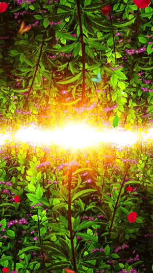 唯美的艾草植物背景素材30秒视频