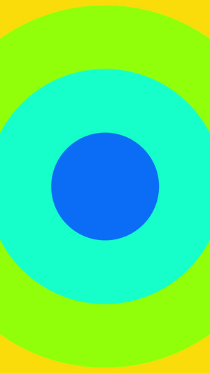 彩色圆圈扩散18秒视频