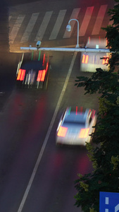 城市夜景交通堵车拥挤街道道路车流素材道路素材视频
