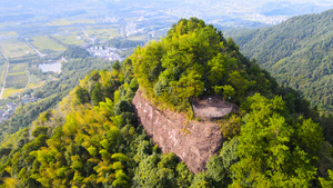 5A风景区江郎山塔山观景台航拍合集4K91秒视频