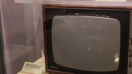 老式彩色电视机黑白电视机视频