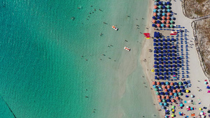 贝罗萨海滩令人惊叹的空中景象26秒视频