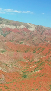 新疆特殊地貌航拍视频