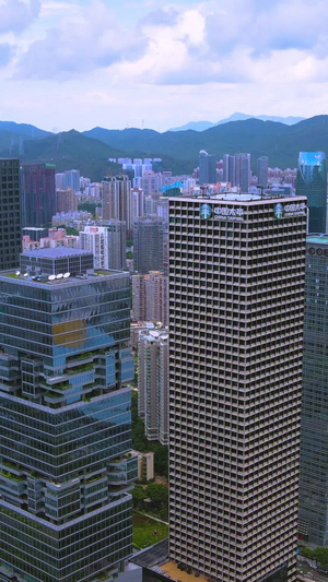 高清航拍深圳证券交易所广场建筑群深圳航拍61秒视频