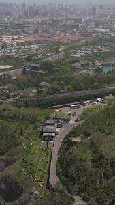 5A景点黄海之滨历史文化古建筑群蓬莱阁景区航拍视频旅游景区视频