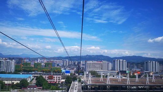 湖南张家界天门山风格风景视频