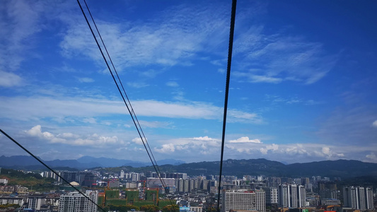 湖南张家界天门山风格风景视频