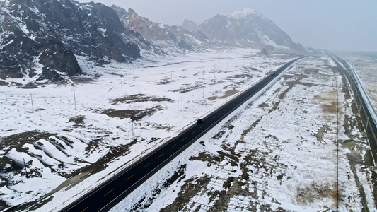 阿拉山口中欧班列铁路运输视频