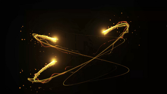 4k粒子光线交织爆炸转场动画元素视频