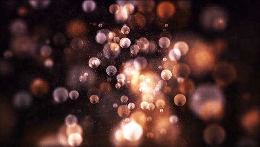 深色泡泡粒子梦幻浮动背景视频视频
