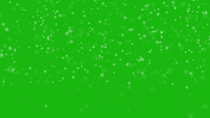 下雪绿幕特效素材20秒视频