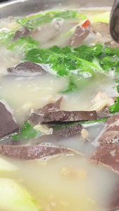 内蒙古特色餐饮美食羊杂汤素材美食素材视频