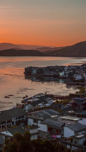 【旅游宣传片】延时云南洱海夜景合集大理星空视频