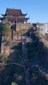 佛教圣地九华山景区景点天台寺视频合集世界自然遗产视频