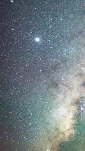 延时西藏业拉山观景台夜景星空银河素材日月星辰视频