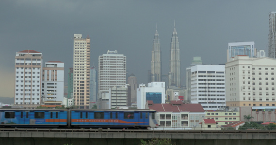 Malaysia地区Kala的地面火车视频