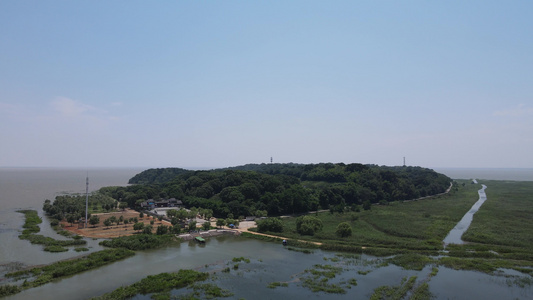 湖南岳阳君山岛5A景区航拍视频视频