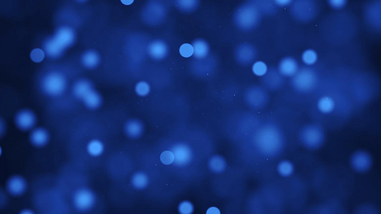 蓝色梦幻唯美粒子动态视频元素视频
