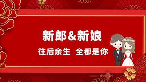 简约时尚婚礼婚庆字幕快闪ＡＥ模板26秒视频