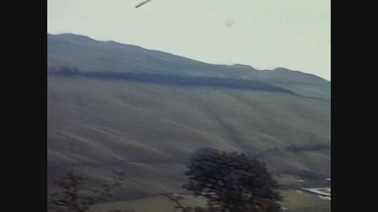 1968年联合王国英国山丘全景视频