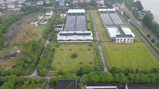 城市自来水工厂过滤饮用水航拍视频视频