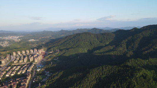 湖南怀化城市建设航拍视频视频