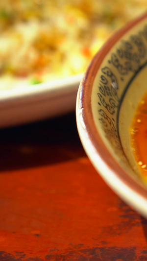扬州美食红油鱼片美食小吃27秒视频