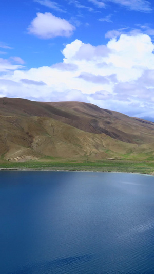 西藏羊卓雍措湖延时视频大自然24秒视频
