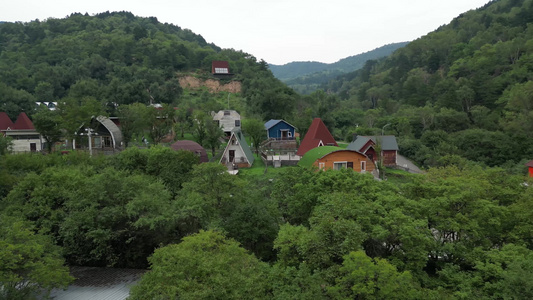 黄龙景区度假区风光风景2视频