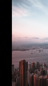 香港太平山延时摄影视频