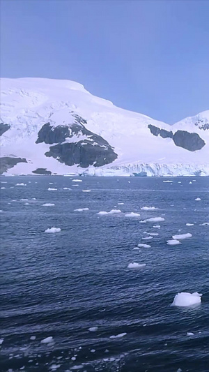 南极冰冻的大陆实拍39秒视频