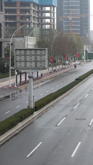 疫情之下的武汉大道28秒视频
