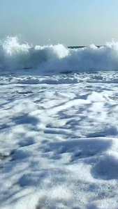 海边海浪特写视频视频