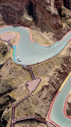黄河石林国家地质公园最美公路60秒视频