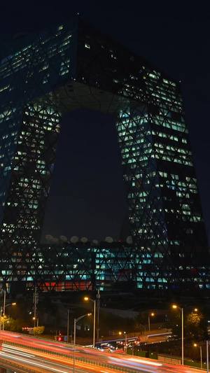 北京中央电视台大楼16秒视频