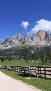 意大利多洛米蒂阿尔卑斯山山脉自然风光延时视频视频