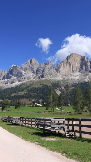 意大利多洛米蒂阿尔卑斯山山脉自然风光延时视频28秒视频